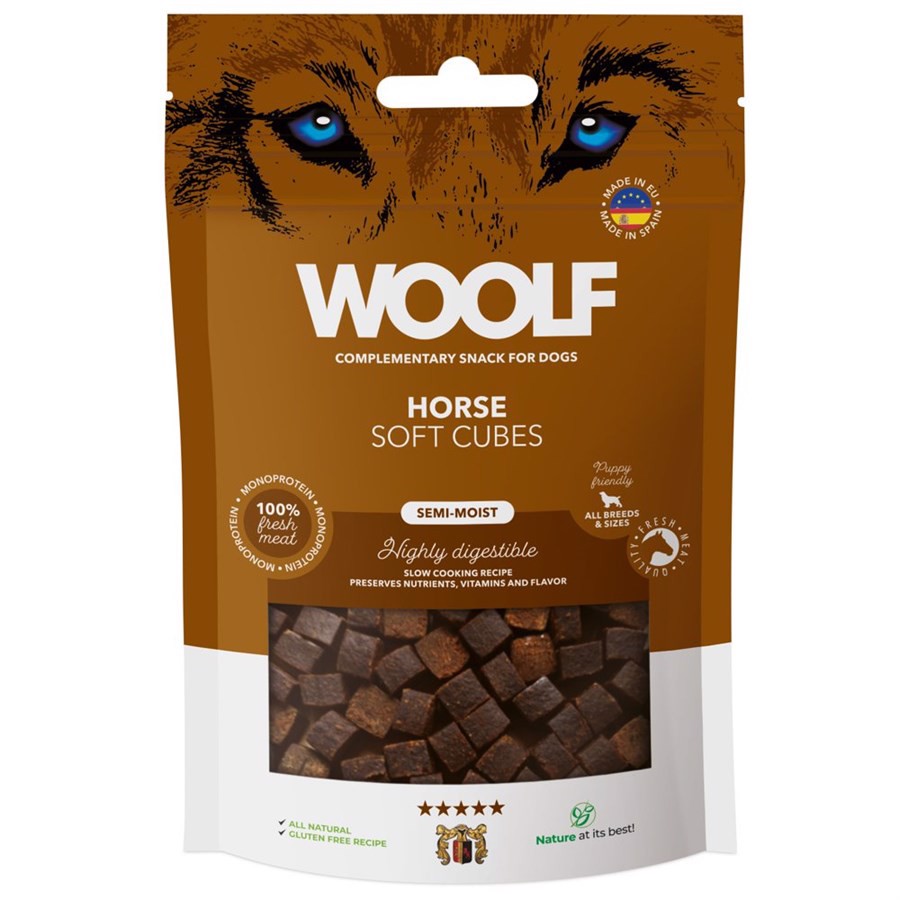 Billede af Woolf Soft Cubes Horse, 100g