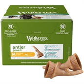 Whimzees Antler Dental Treat Medium, kasse med 66 stk