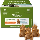 Whimzees Hedgehog Dental Treat, Large - kasse med 30 stk