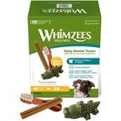 Whimzees Dental Treats Mix Box, Medium, 28 stk