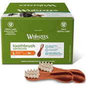 Whimzees Toothbrush Dental Treat Large, kasse med 30 stk