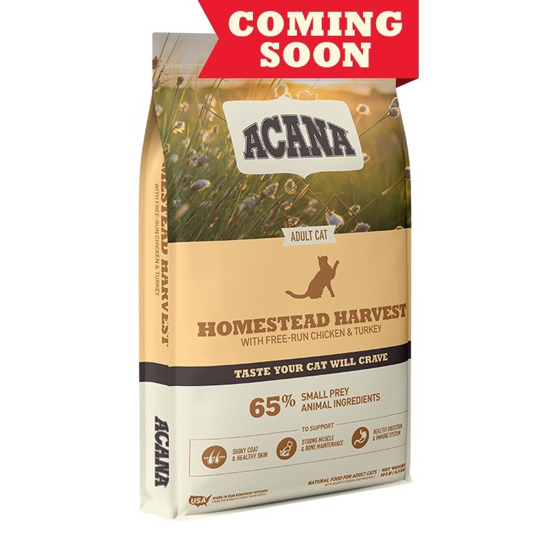 Acana Homestead Harvest - kattemad med kyllinge- og kalkunkød fra Canada