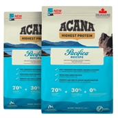Acana Pacifica Recipe,  2 x 11.4 kg storkøb rabat
