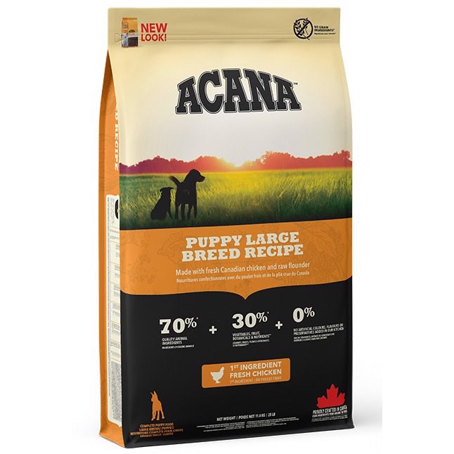 Acana Puppy Large Breed Recipe, 11.4 kg