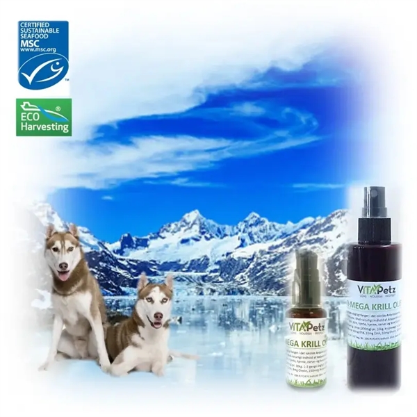 VitaPetz Omega-Pure krill olie til hund og kat