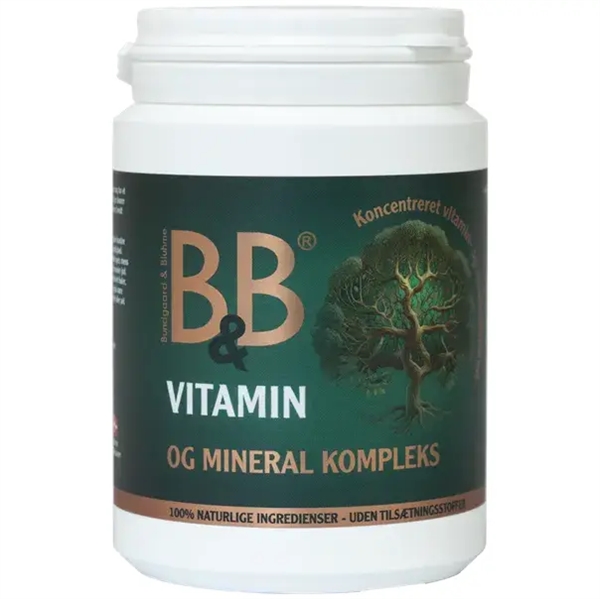 B&B Vitamin og Mineral kompleks, 150g