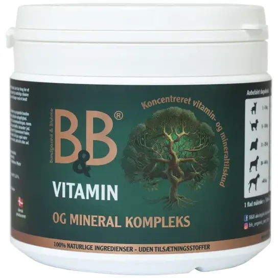 B&B Vitamin og Mineral kompleks, 300