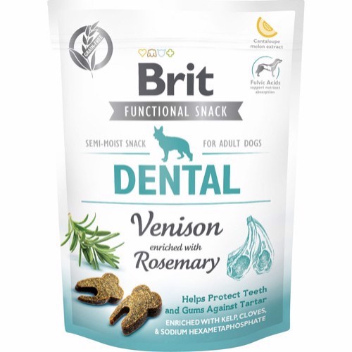 Billede af Brit Functional Snack - Dental With Venison, 10 x 150g