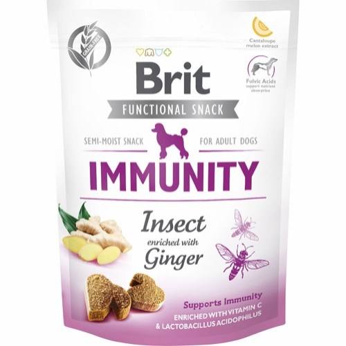 Billede af Brit Functional Snack - Immunity With Insects, 10 x 150g