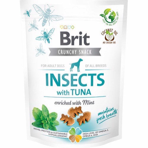 Billede af Brit Crunchy Cracker - Insects With Tuna, 6 x 200g