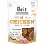 Brit Jerky Coins - Chicken with Insects, 12 x 80g