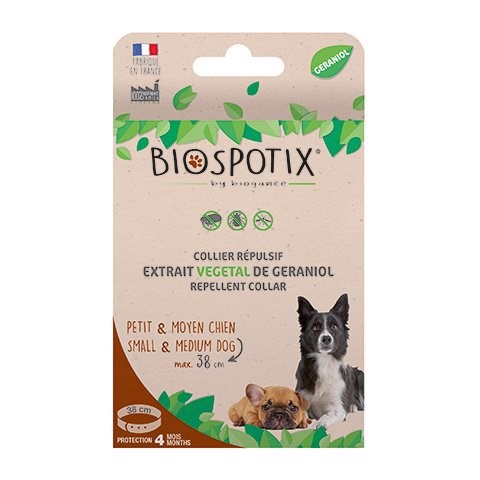 Biospotix loppehalsbånd til hund, Small