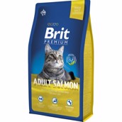 BRIT Cat Premium Adult Salmon, 8 kg
