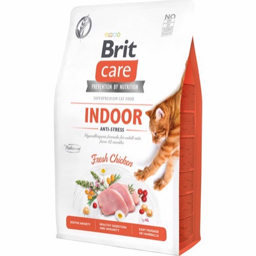 Billede af Brit Care Cat Indoor Anti-stress, 2 kg