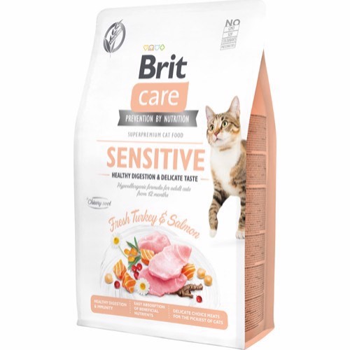 Billede af Brit Care Cat Sensitive Delicate Taste, 2 kg