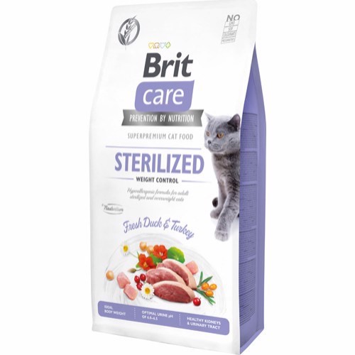 Billede af Brit Care Cat Sterilized Weight Control, 7 kg hos MyPets.dk