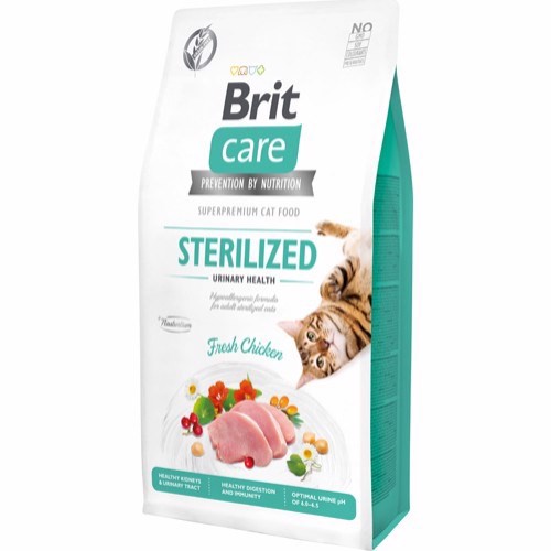 Brit Care Cat Sterilized Urinary Health, 7 kg kr. 469,00,-