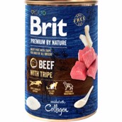 Brit Premium By Nature dåsemad Beef w/tripe, 400g