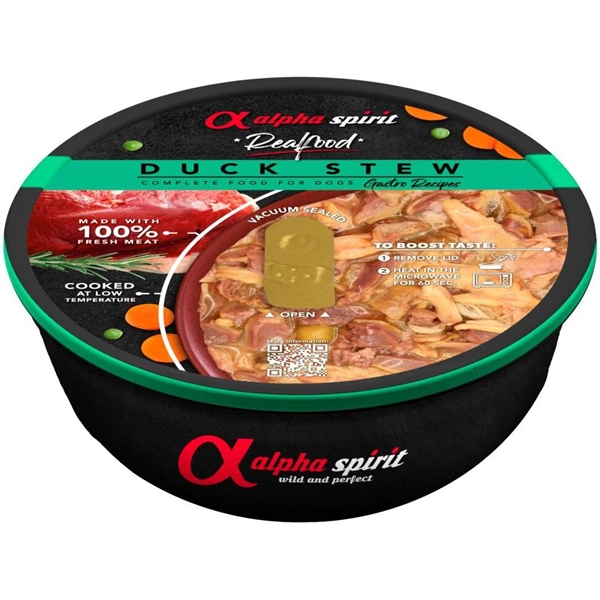Alpha Spirit Real Food Duck Stew, 280g
