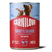 Carnilove dåsemad Salmon & Turkey Puppy, 400g