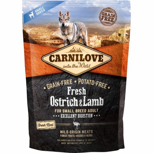 Carnilove Adult Ostrich & Lamb, 1.5 kg
