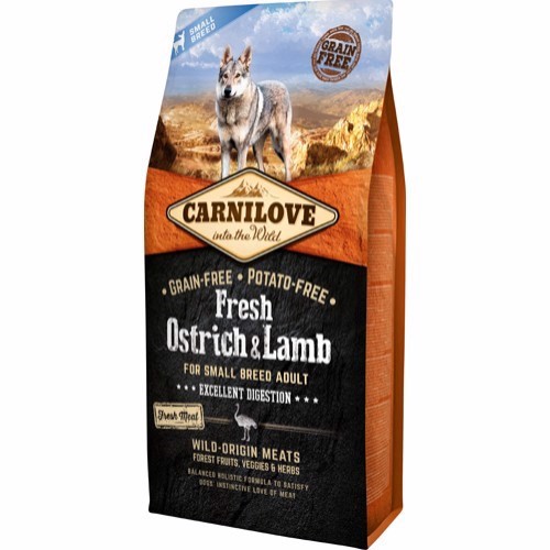 Carnilove Adult Ostrich & Lamb, 6 kg