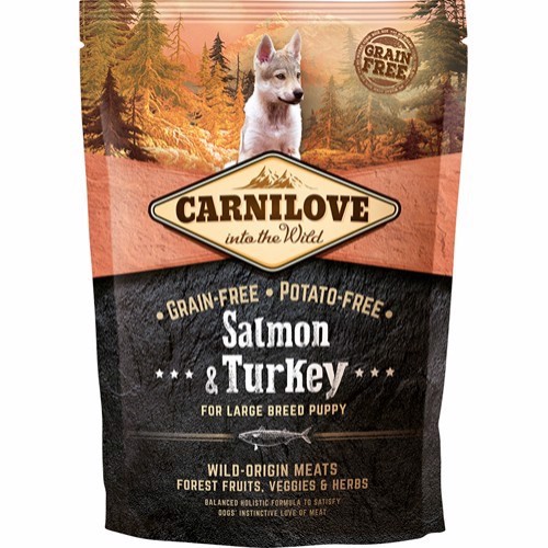 Carnilove Puppy Large Breed Salmon & Turkey, 1.5 kg thumbnail