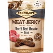 Carnilove Meat Jerky, Oksekødmuskel  og oksekød fillet, 100g