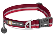 Ruffwear Crag Collar refleks halsbånd, Red, 28-36 cm