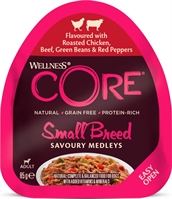 Core Savoury Medleys, kylling og oksekød, 12 x 85g