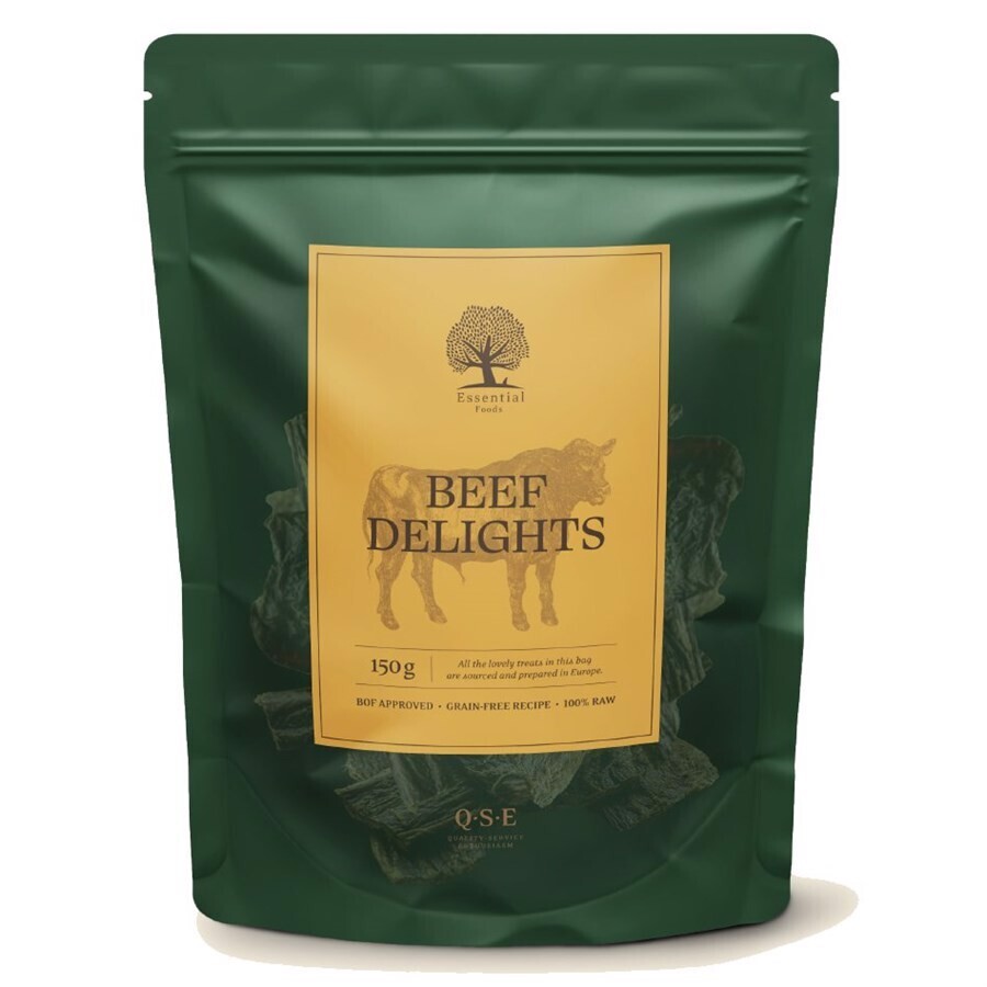 Billede af Essential Beef Delights tørret oksekød, 150g