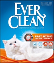 Ever Clean Fast Acting Odour Control kattegrus, 10 liter