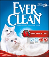 Ever Clean Multiple Cat kattegrus, 10 liter