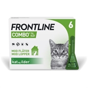 Frontline Combo loppemiddel til voksne katte, 6 stk