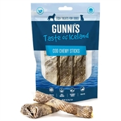 Gunnis Tyggepinde Torsk, 90g. 3 stk