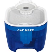 CatMate Drikkefontaine, Blå/hvid, 3 Liter