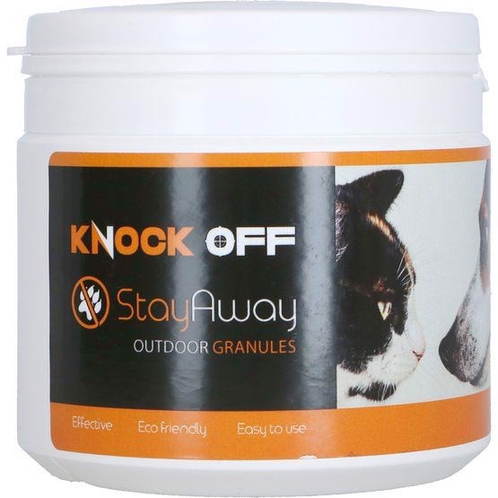 13: Knock Off Gå Væk Hund/Kat - Stay Away granulat til udendørs brug, 500g