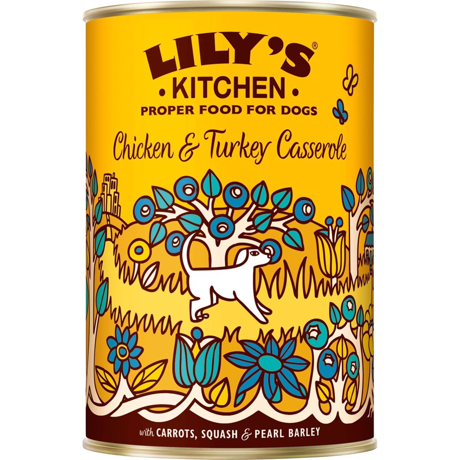 Lilys Kitchen dåsemad Chicken & Turkey Casserole, 400g