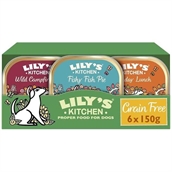 Lilys Kitchen Grain Free Dinner Trays Multipack, 6 x 150g