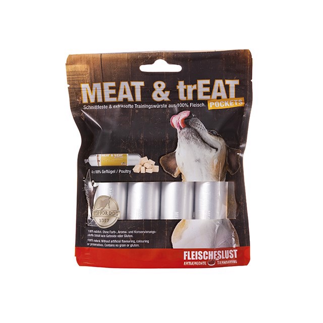 Meat & treat pocket kylling, 4 x 40 gr thumbnail