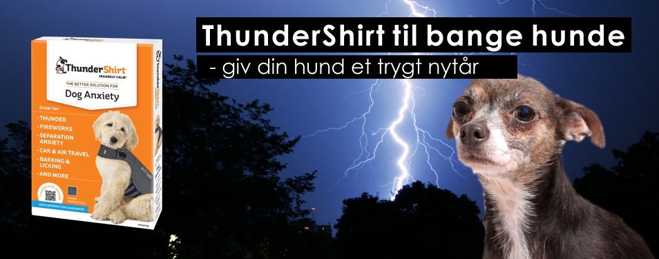 Thundershirt dækken til hunde med angst. lager til kr. 294,-