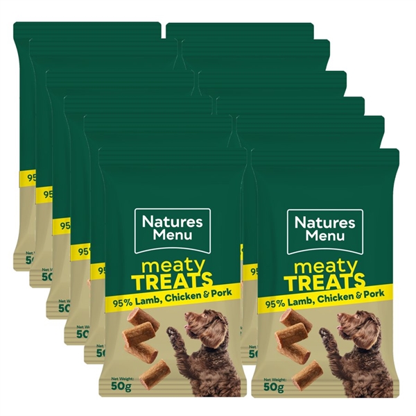 Natures Menu Barf Bites Lamb & Chicken, 12 poser