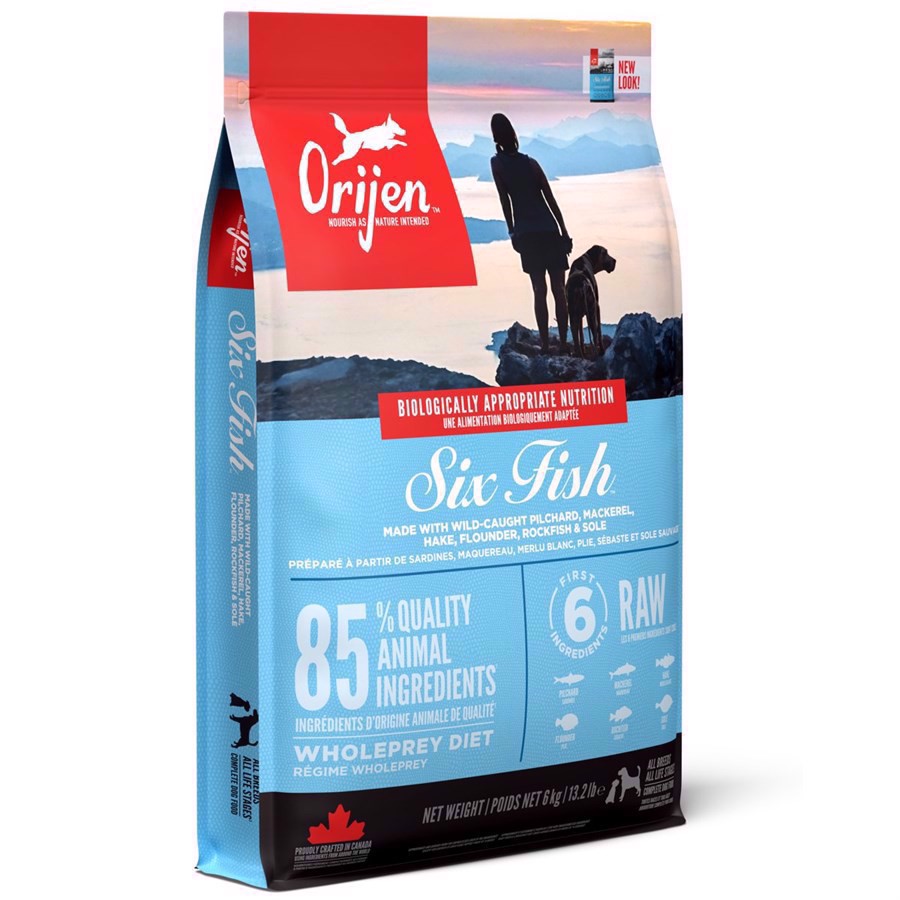 Billede af Orijen Six Fish hundefoder, 340g hos MyPets.dk