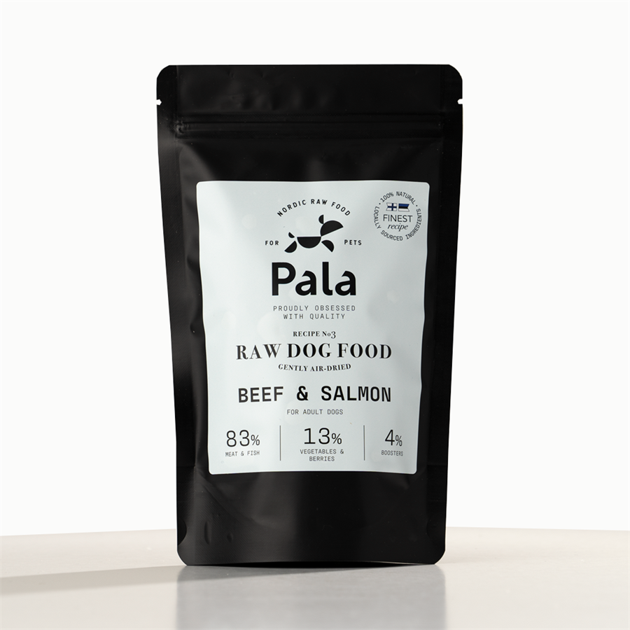 Billede af Pala Raw Dog Food Beef & Salmon, 100g