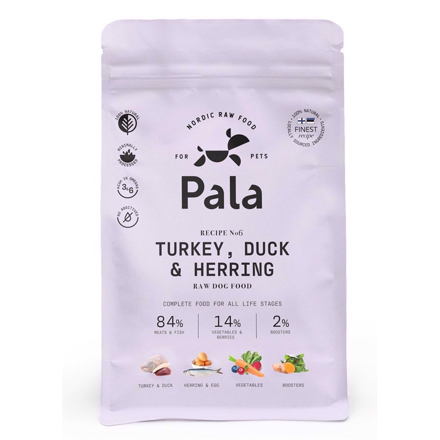 Billede af Pala Dog Food Turkey, duck & herring, 1 kg
