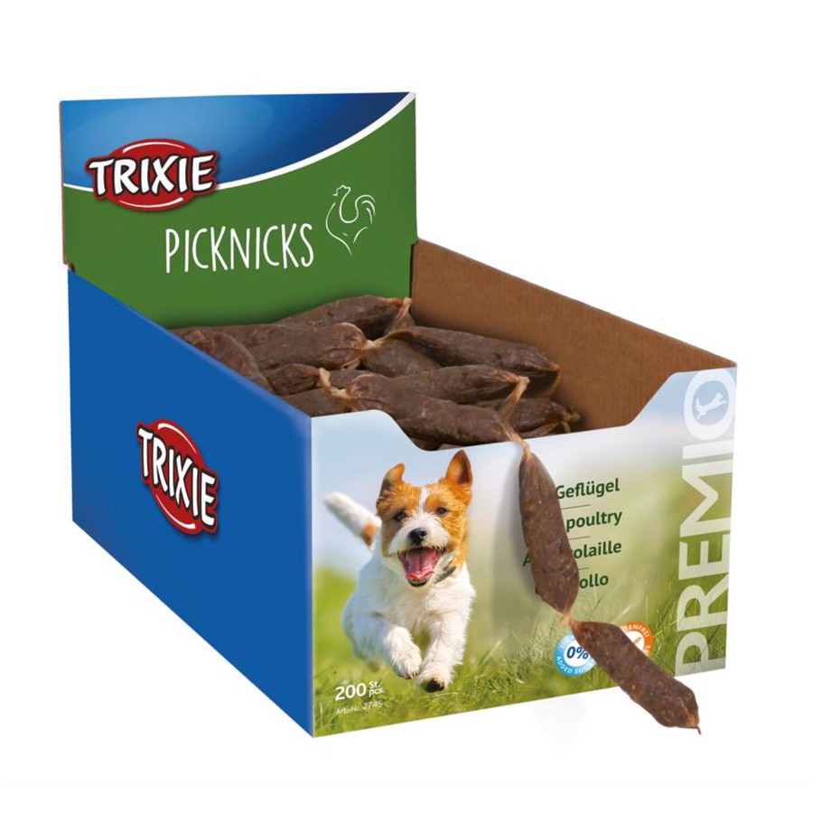 Billede af Premio Picknicks snackpølser med fjerkræ, 200 stk hos MyPets.dk