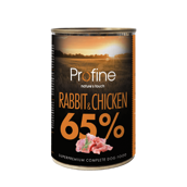 Profine Rabbit & Chicken dåsemad, 400g - KORT DATO