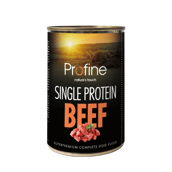 Profine Single Protein Beef dåsemad, 400g - KORT DATO