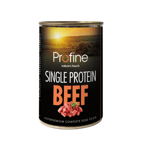 Profine Single Protein Beef dåsemad, 400g thumbnail