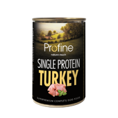 Profine Single Protein Turkey dåsemad, 400g - KORT DATO
